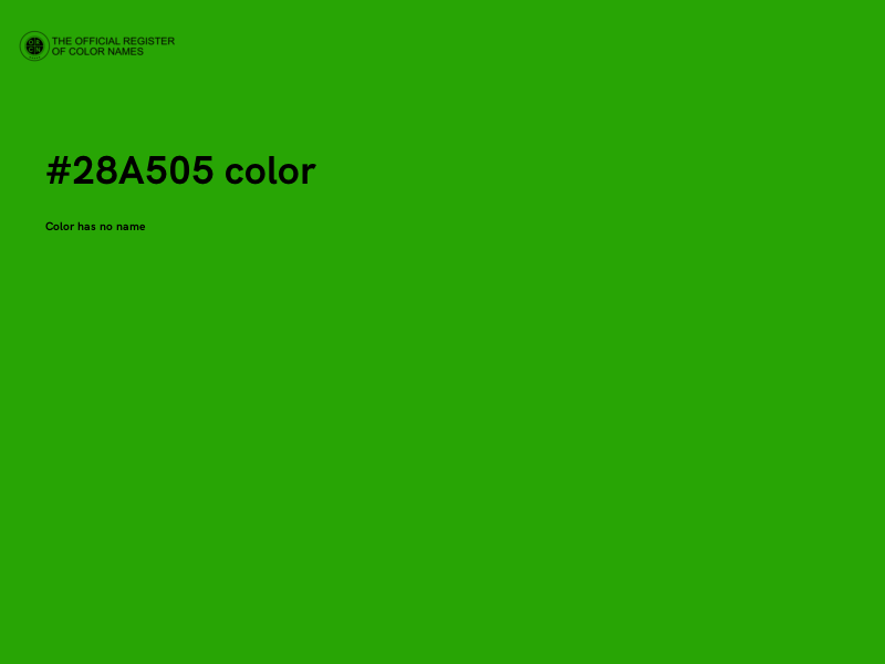 #28A505 color image