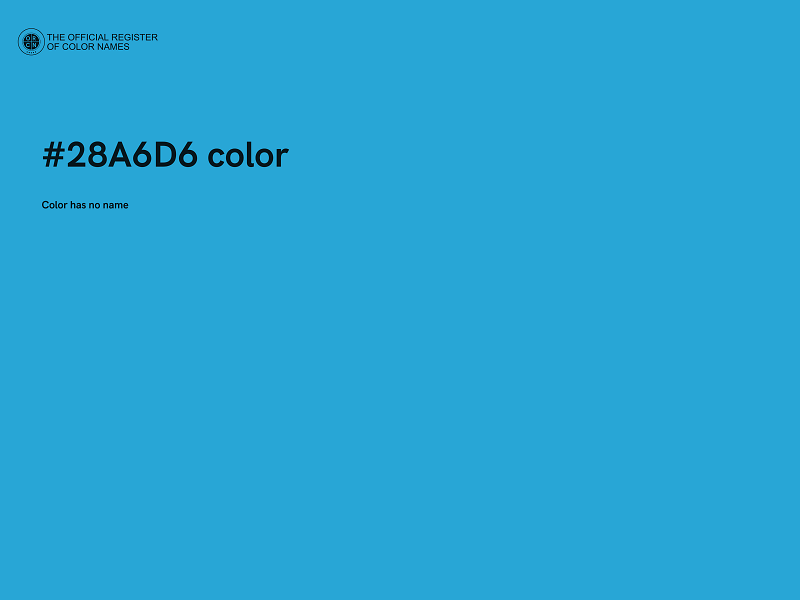 #28A6D6 color image