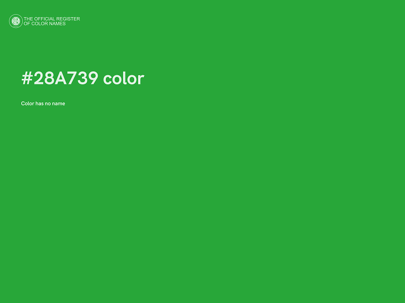 #28A739 color image