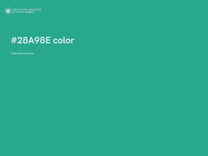 #28A98E color image