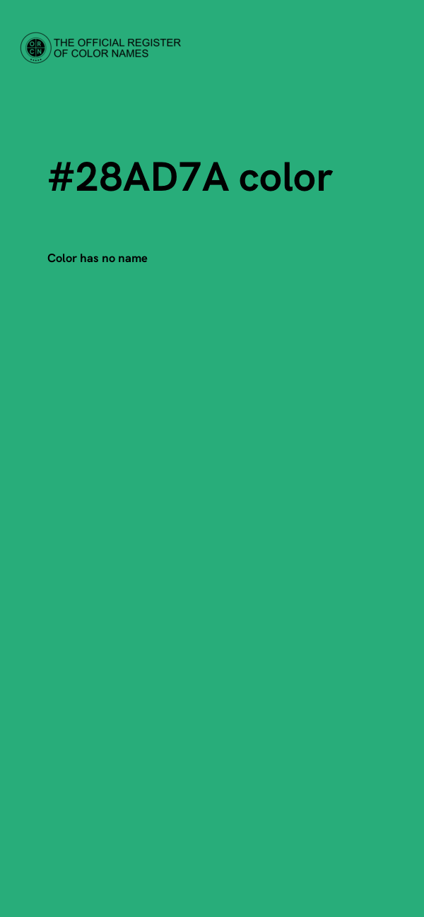 #28AD7A color image