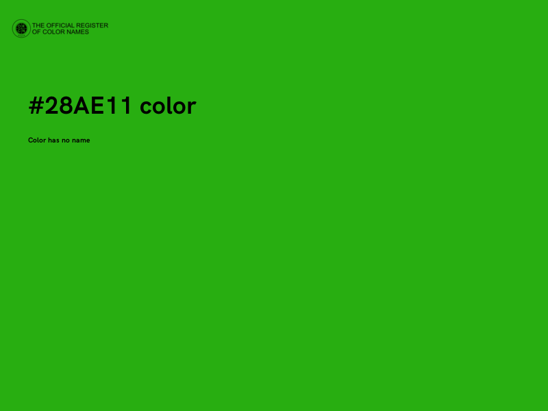 #28AE11 color image