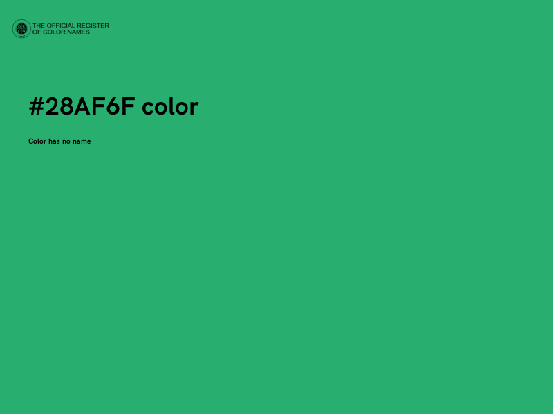 #28AF6F color image