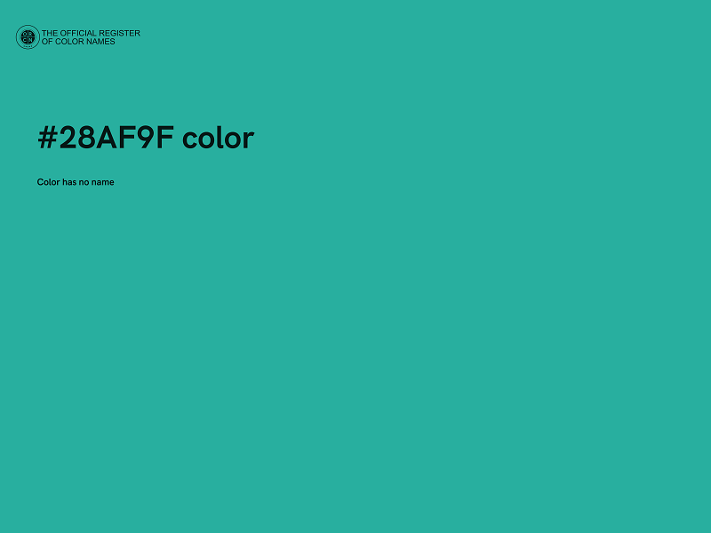 #28AF9F color image