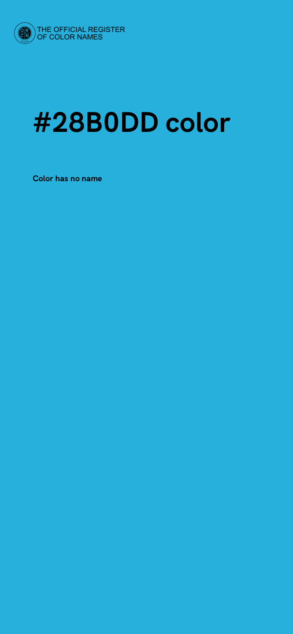 #28B0DD color image