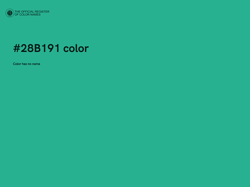#28B191 color image