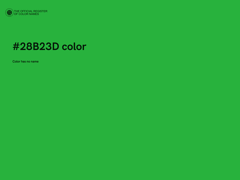 #28B23D color image