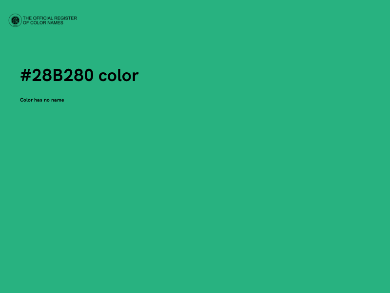 #28B280 color image