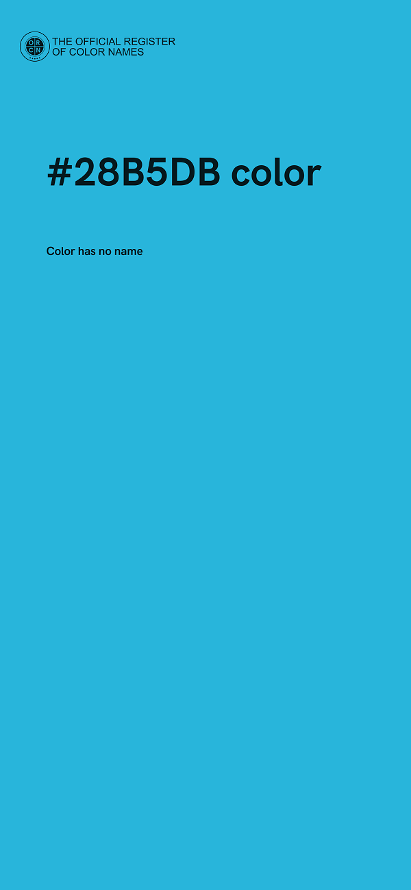 #28B5DB color image