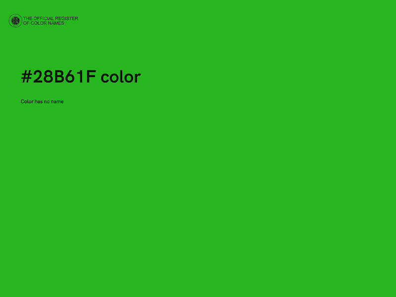 #28B61F color image