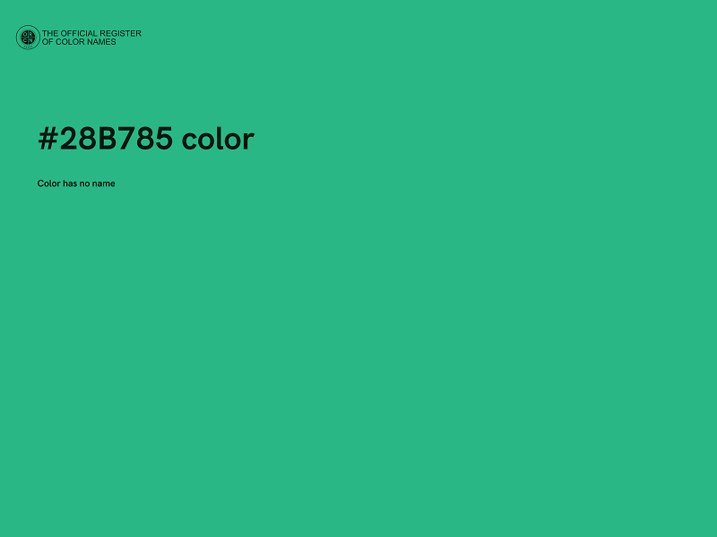 #28B785 color image