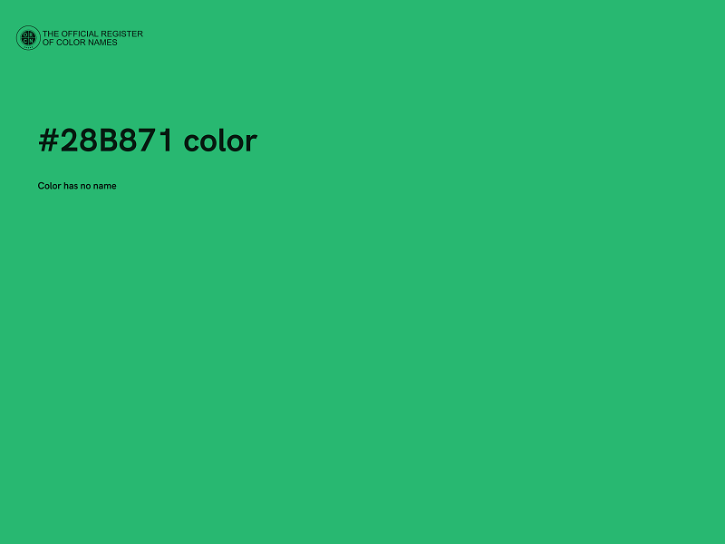 #28B871 color image