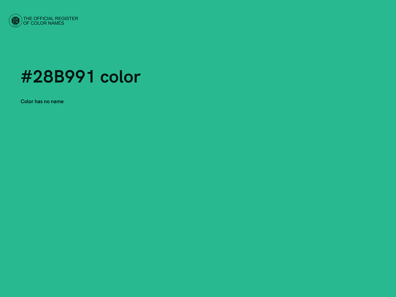 #28B991 color image