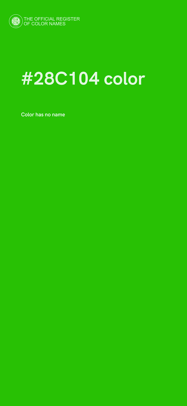 #28C104 color image