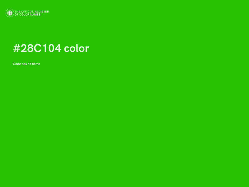 #28C104 color image