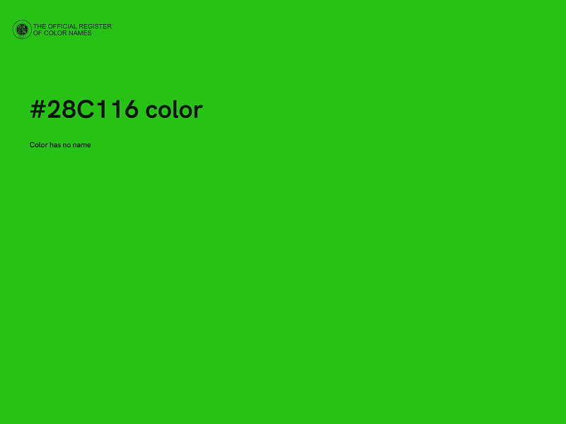 #28C116 color image