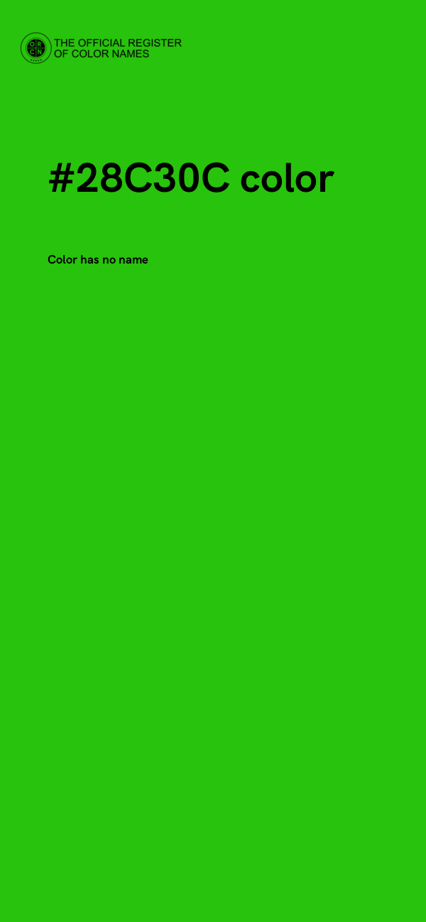 #28C30C color image