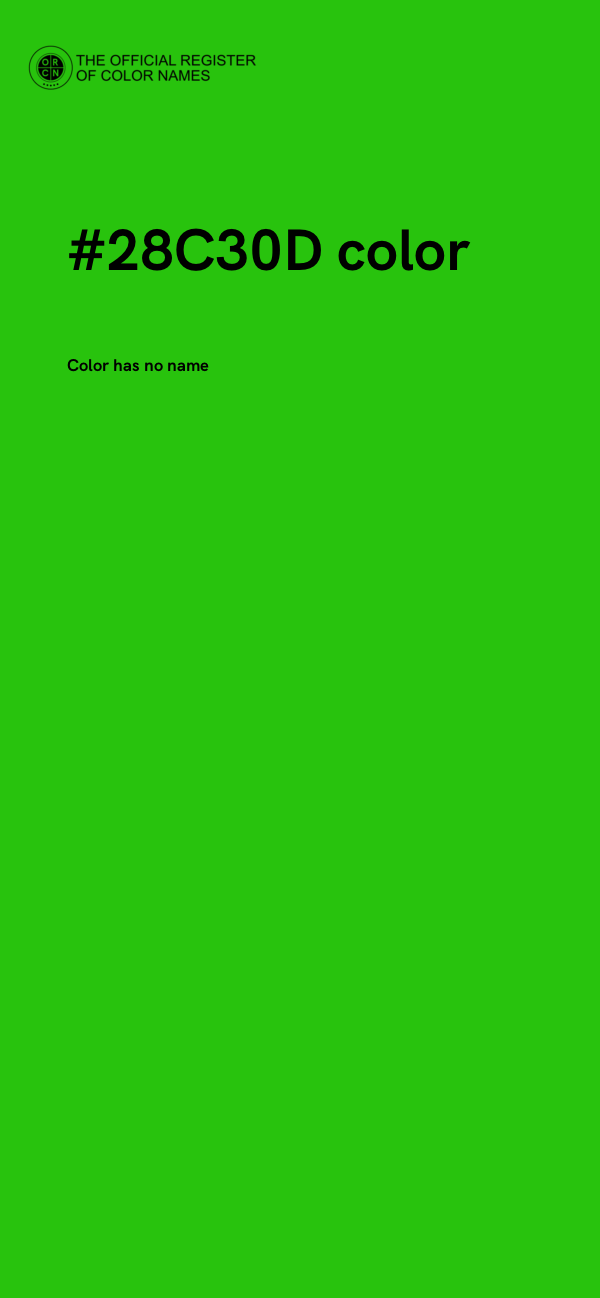 #28C30D color image