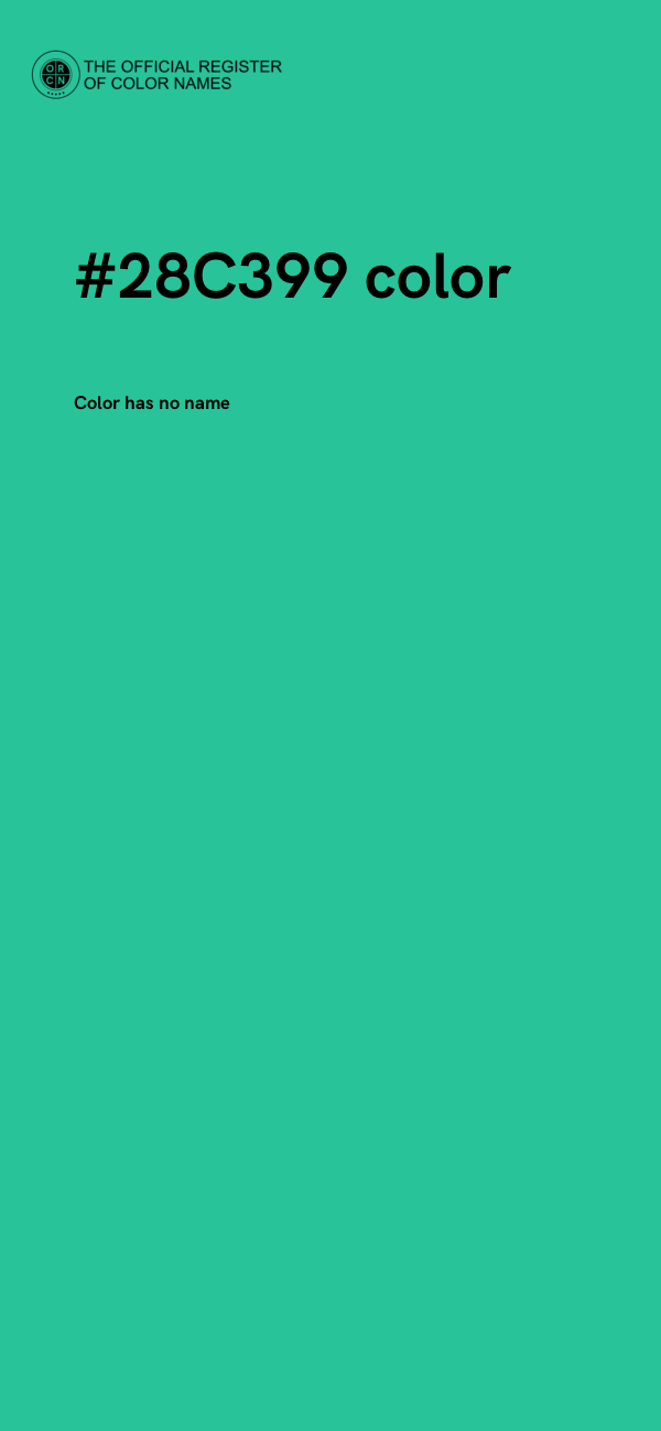 #28C399 color image