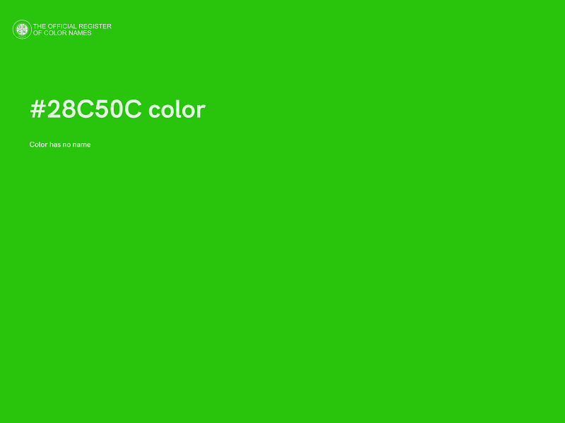#28C50C color image