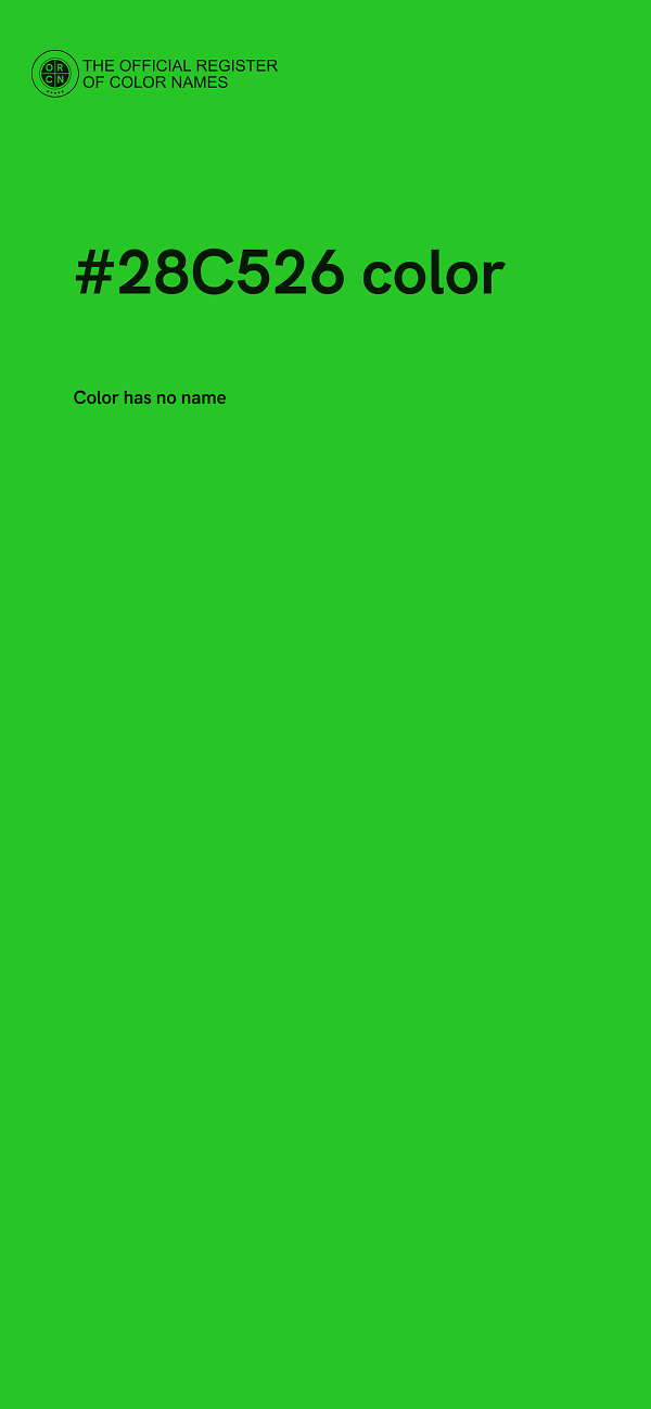 #28C526 color image