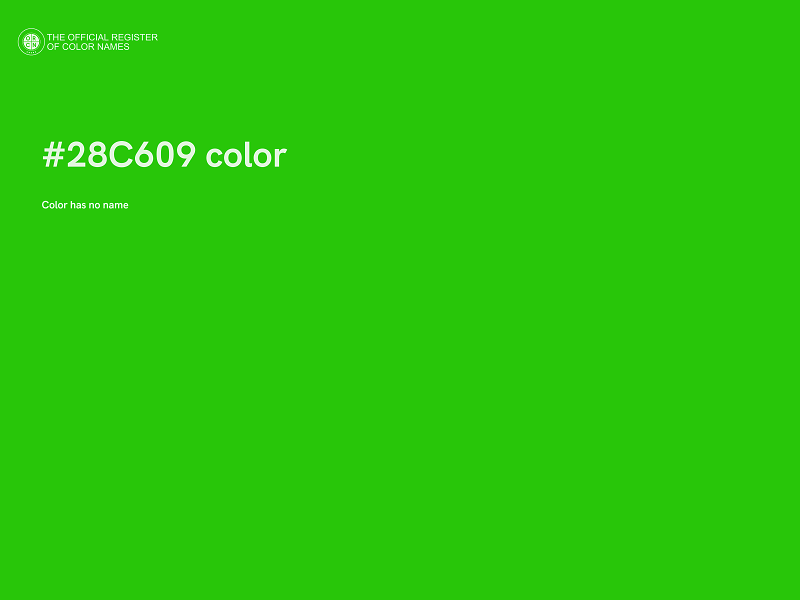 #28C609 color image