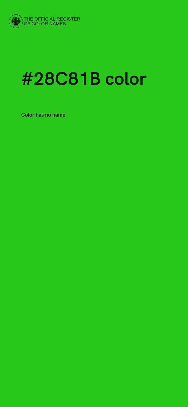 #28C81B color image