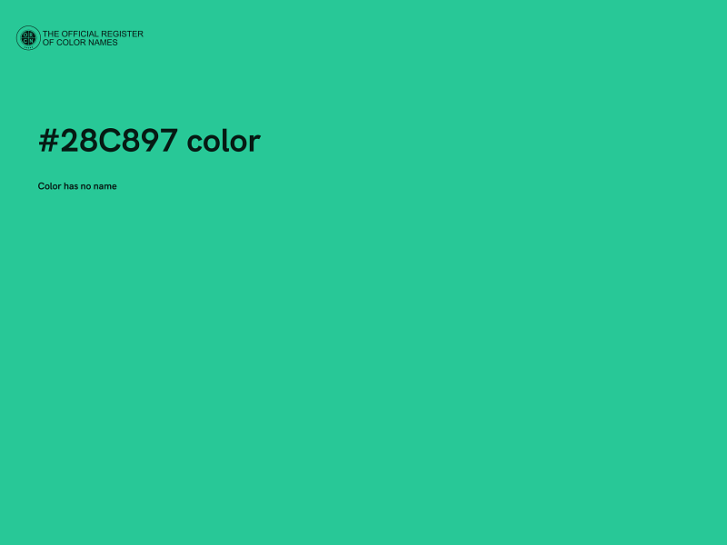 #28C897 color image