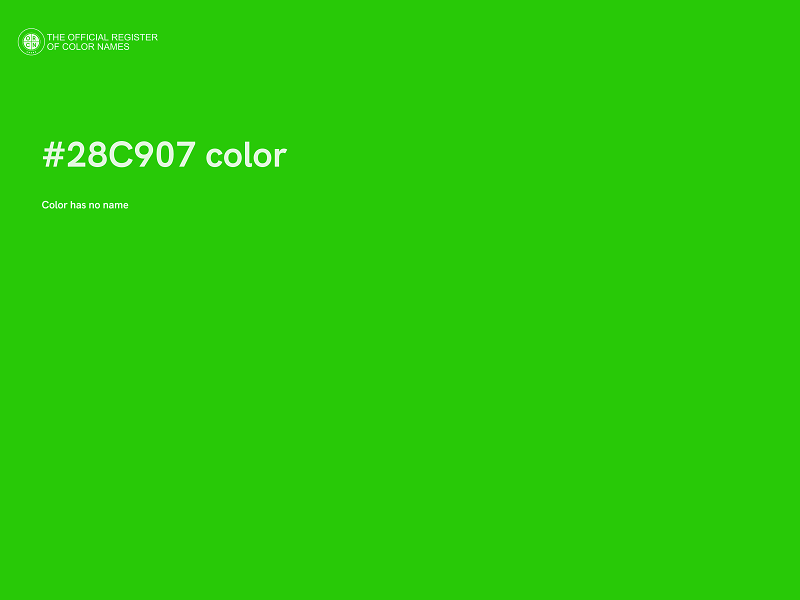#28C907 color image