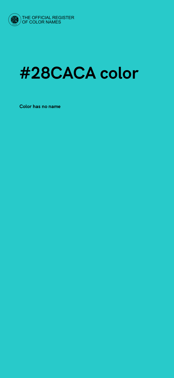 #28CACA color image