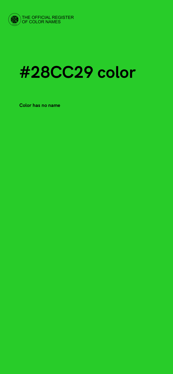 #28CC29 color image