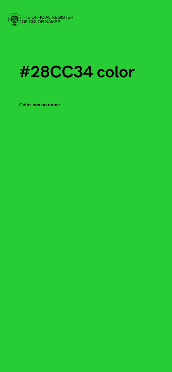 #28CC34 color image