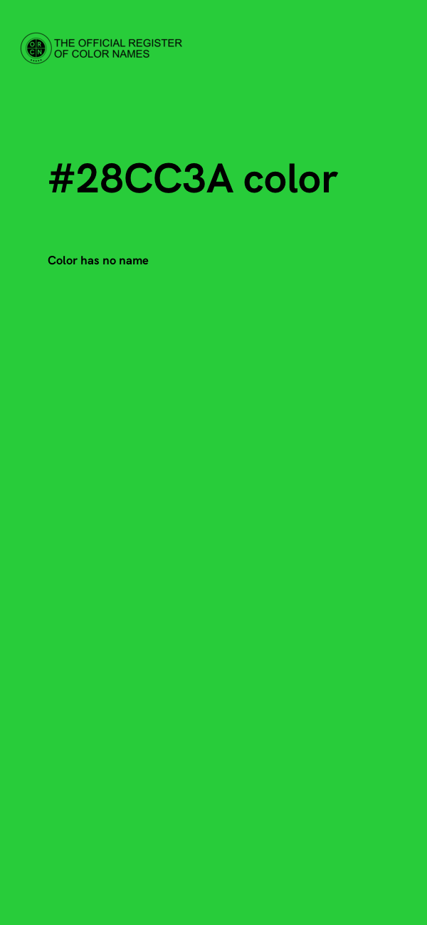 #28CC3A color image