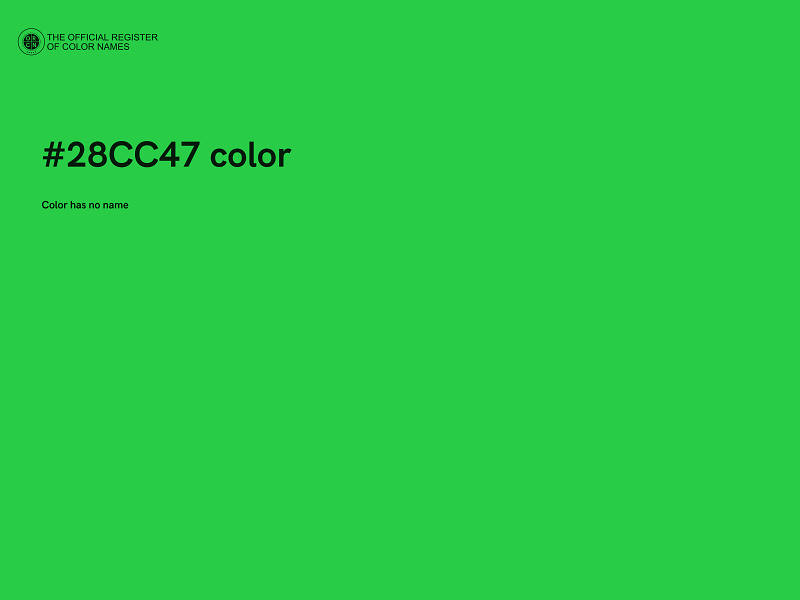 #28CC47 color image
