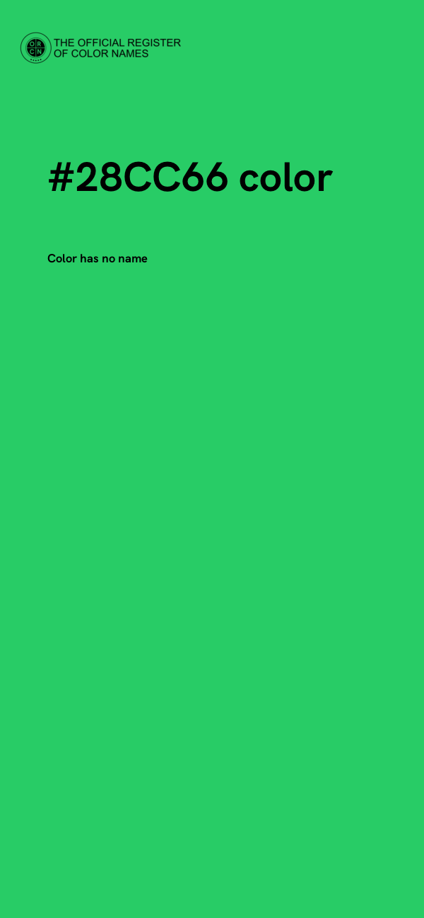 #28CC66 color image