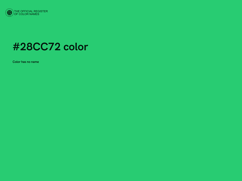 #28CC72 color image