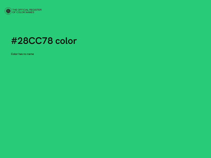 #28CC78 color image