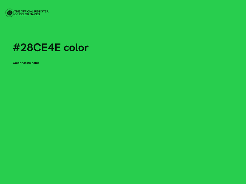 #28CE4E color image