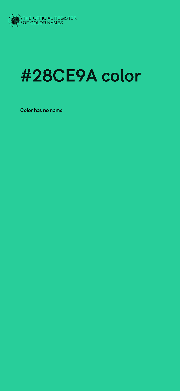 #28CE9A color image