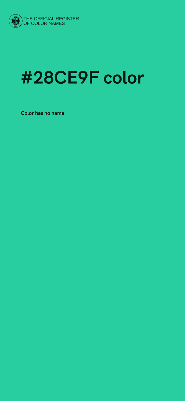 #28CE9F color image