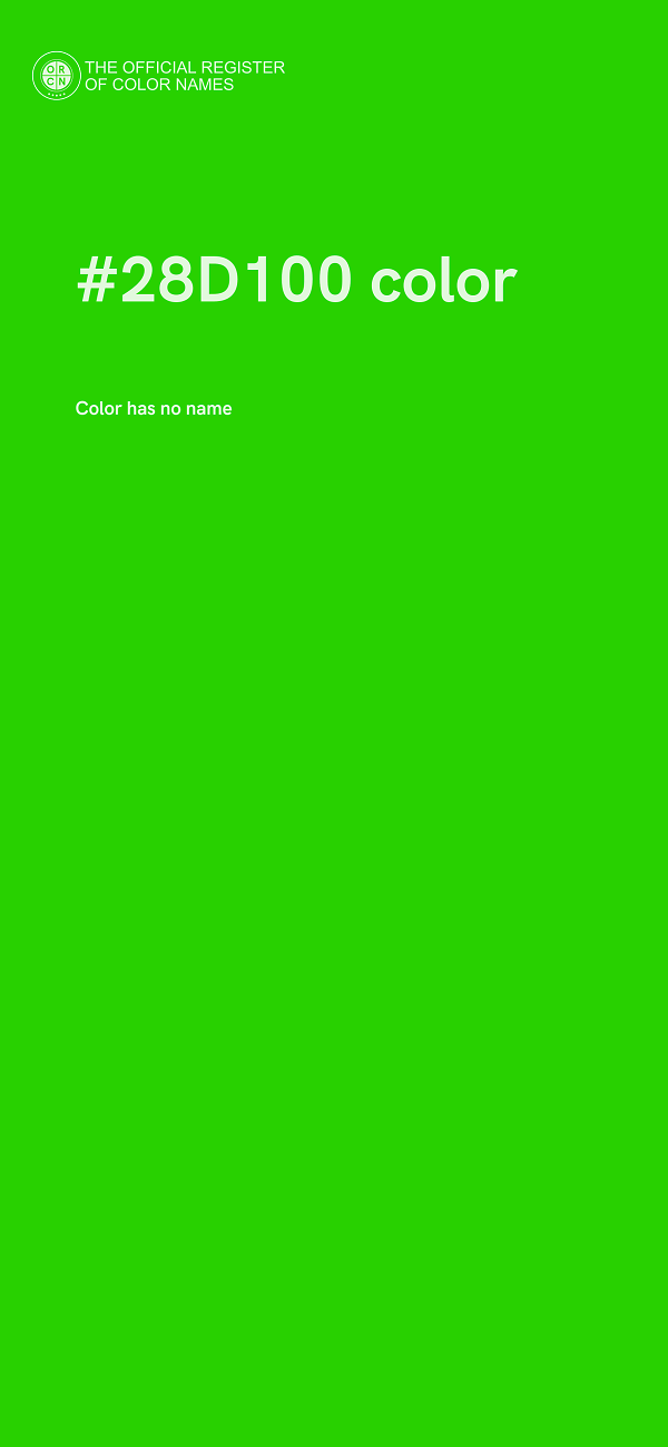#28D100 color image