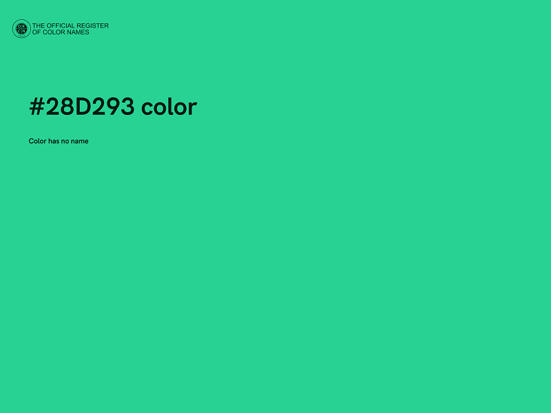 #28D293 color image