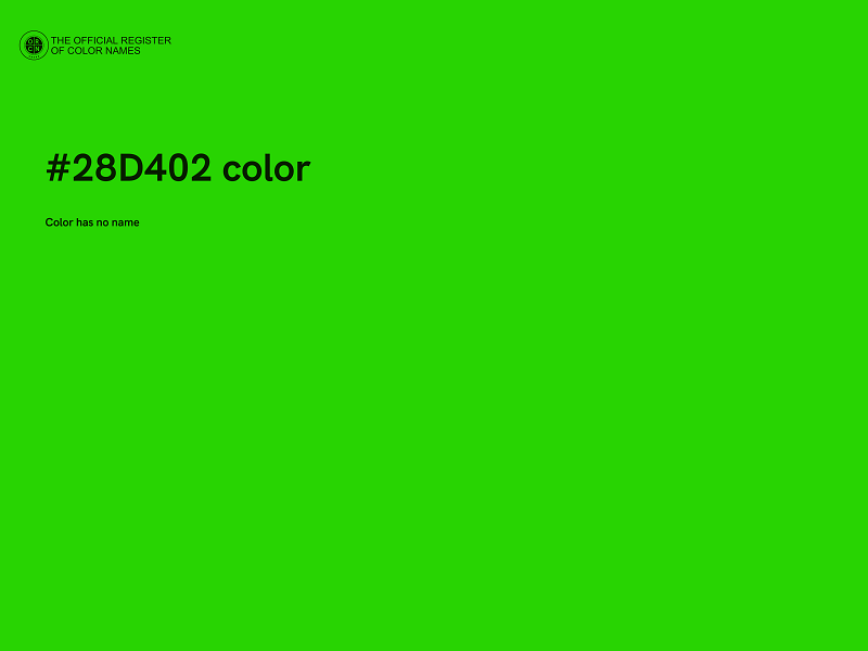 #28D402 color image