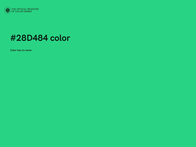 #28D484 color image