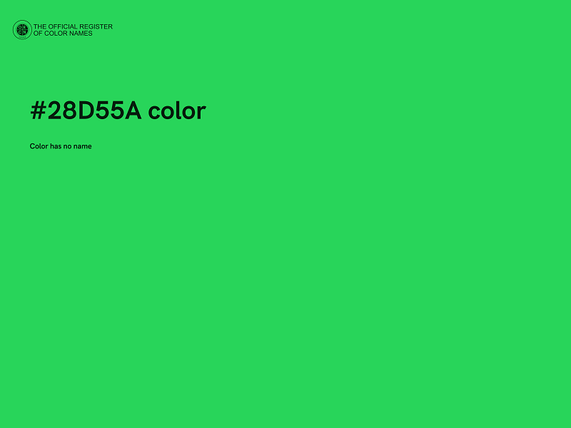 #28D55A color image