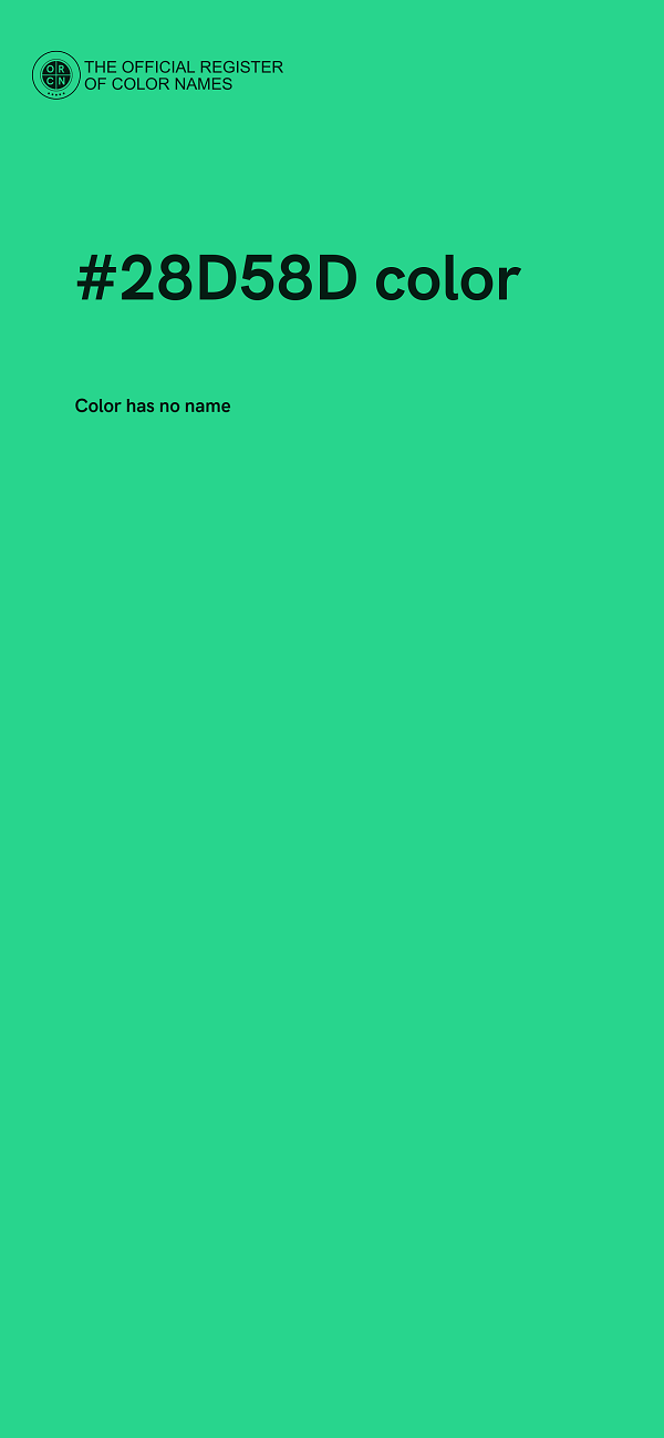 #28D58D color image