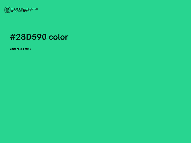 #28D590 color image
