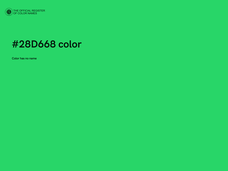 #28D668 color image