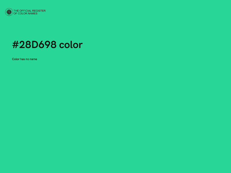 #28D698 color image