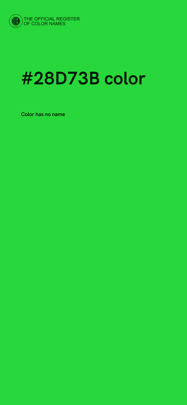 #28D73B color image